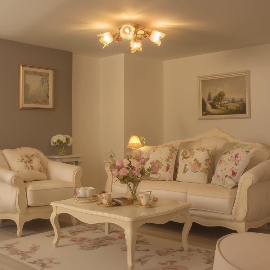 Candelabro integrado FIORINTINO 4xE14/40W/230V