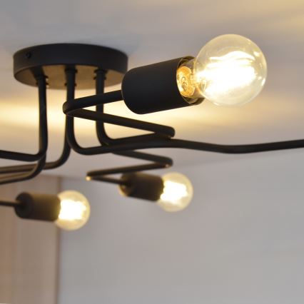 Candelabro integrado LED TUBE 6xE27/15W/230V