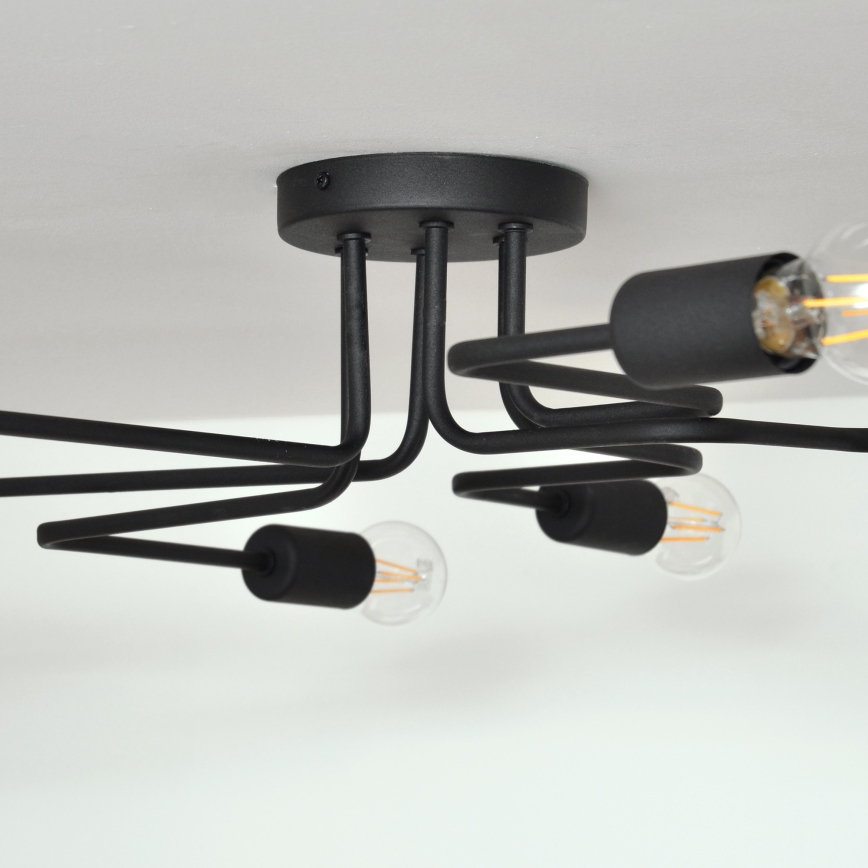 Candelabro integrado LED TUBE 6xE27/15W/230V