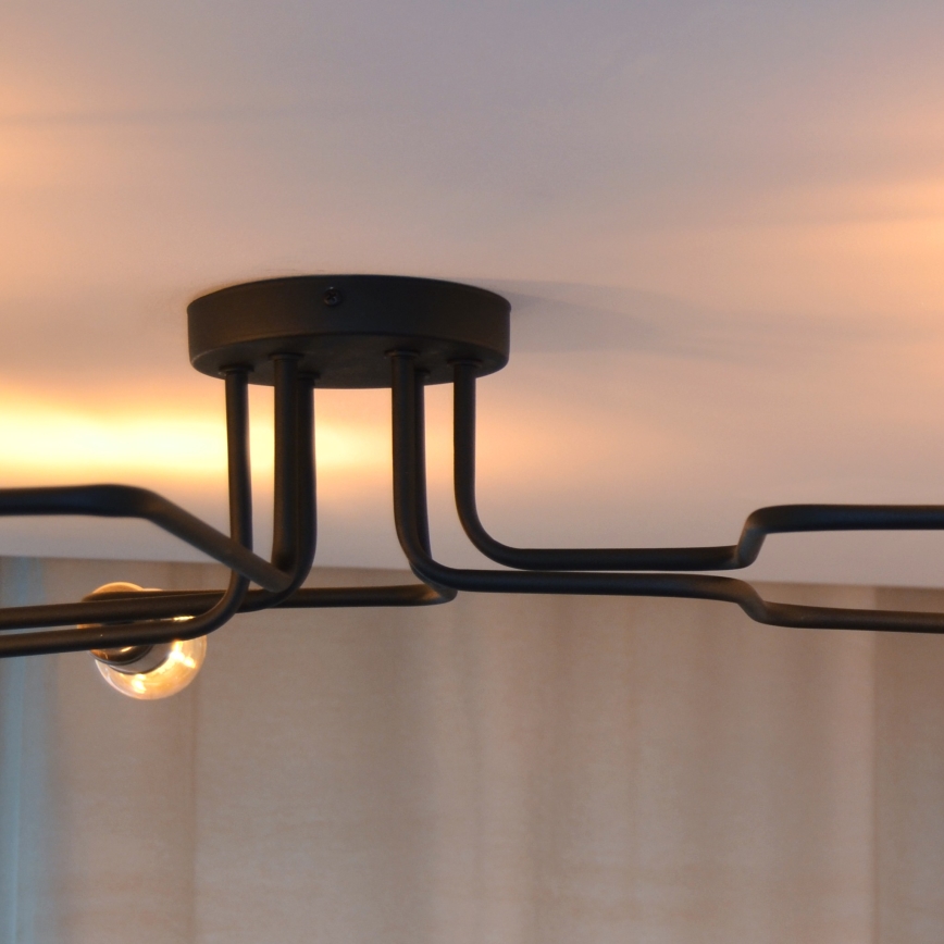 Candelabro integrado LED TUBE 6xE27/15W/230V