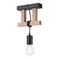 Candelabro integrado LEONIDAS 1xE27/60W/230V carvalho