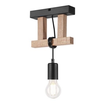 Candelabro integrado LEONIDAS 1xE27/60W/230V carvalho