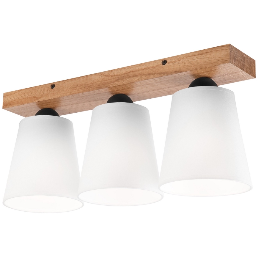 Candelabro integrado LULA 3xE27/60W/230V carvalho