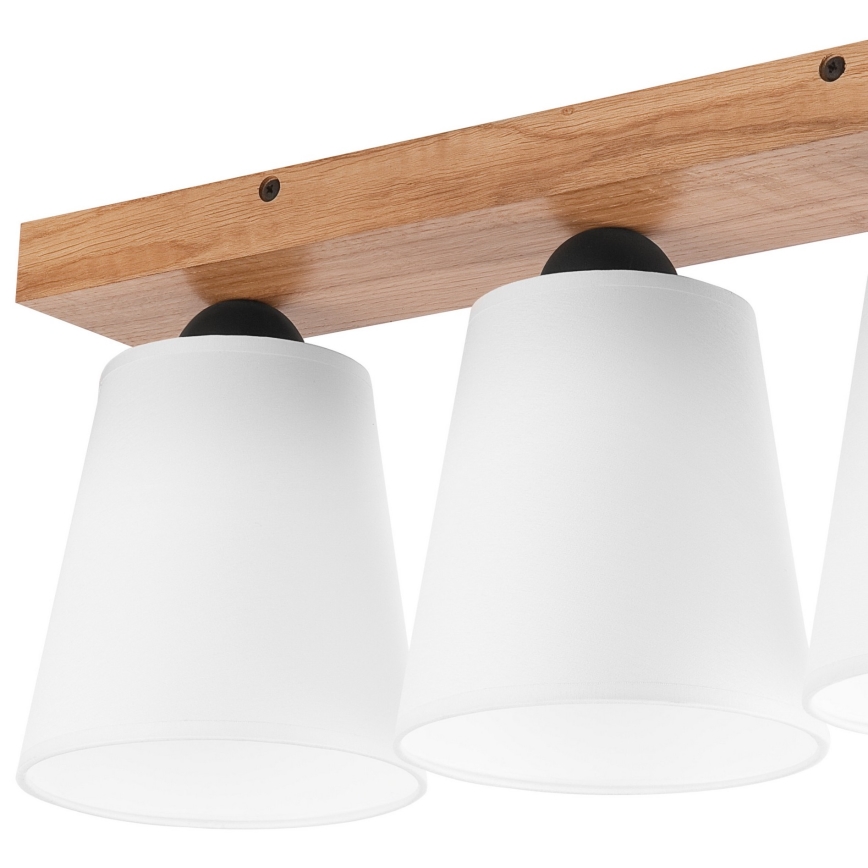 Candelabro integrado LULA 3xE27/60W/230V carvalho