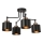 Candelabro integrado OLENA 4xE27/60W/230V preto