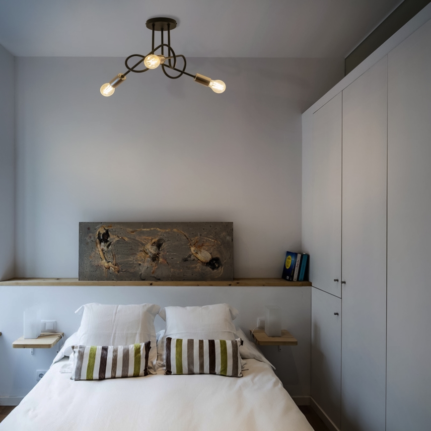 Candelabro integrado OXFORD 3xE27/15W/230V