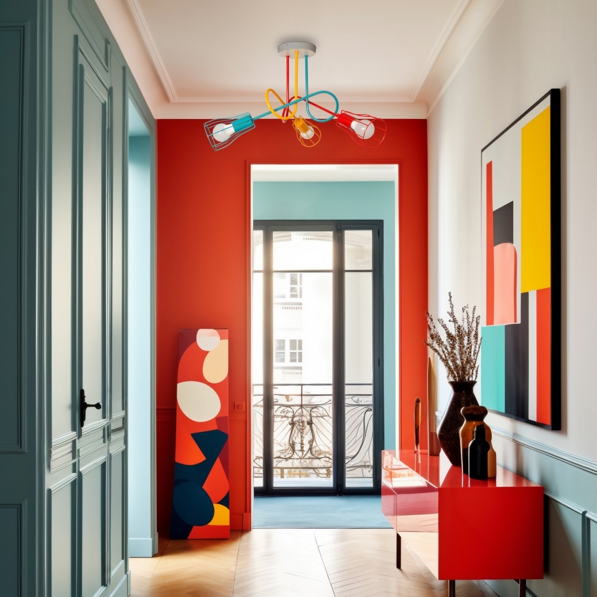 Candelabro integrado OXFORD 3xE27/15W/230V