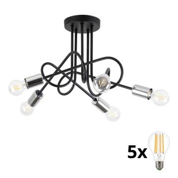 Candelabro integrado OXFORD 5xE27/15W/230V
