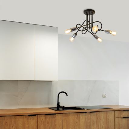 Candelabro integrado OXFORD 5xE27/15W/230V