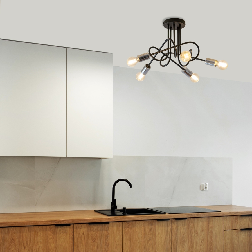 Candelabro integrado OXFORD 5xE27/15W/230V