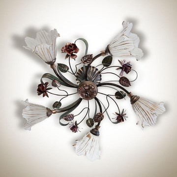 Candelabro integrado ROSE FLOWER 5xE14/40W/230V