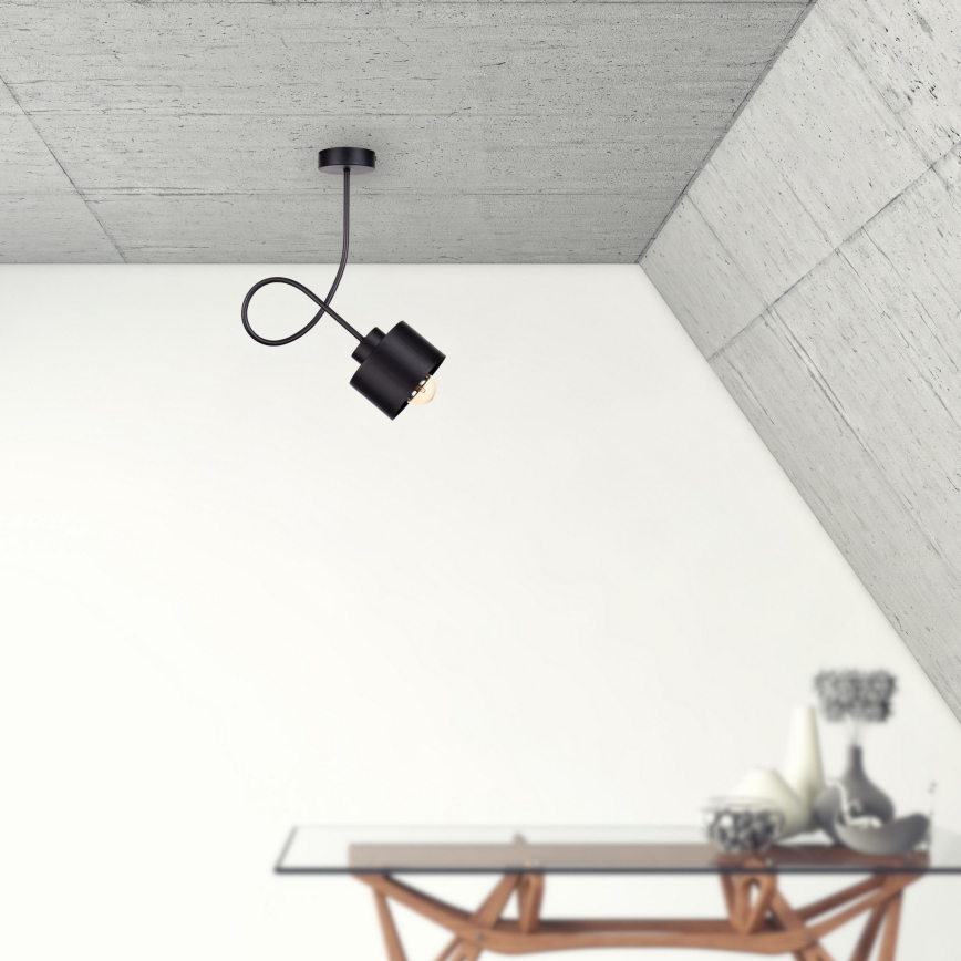 Candelabro integrado SIMPLY BLACK 1xE27/60W/230V