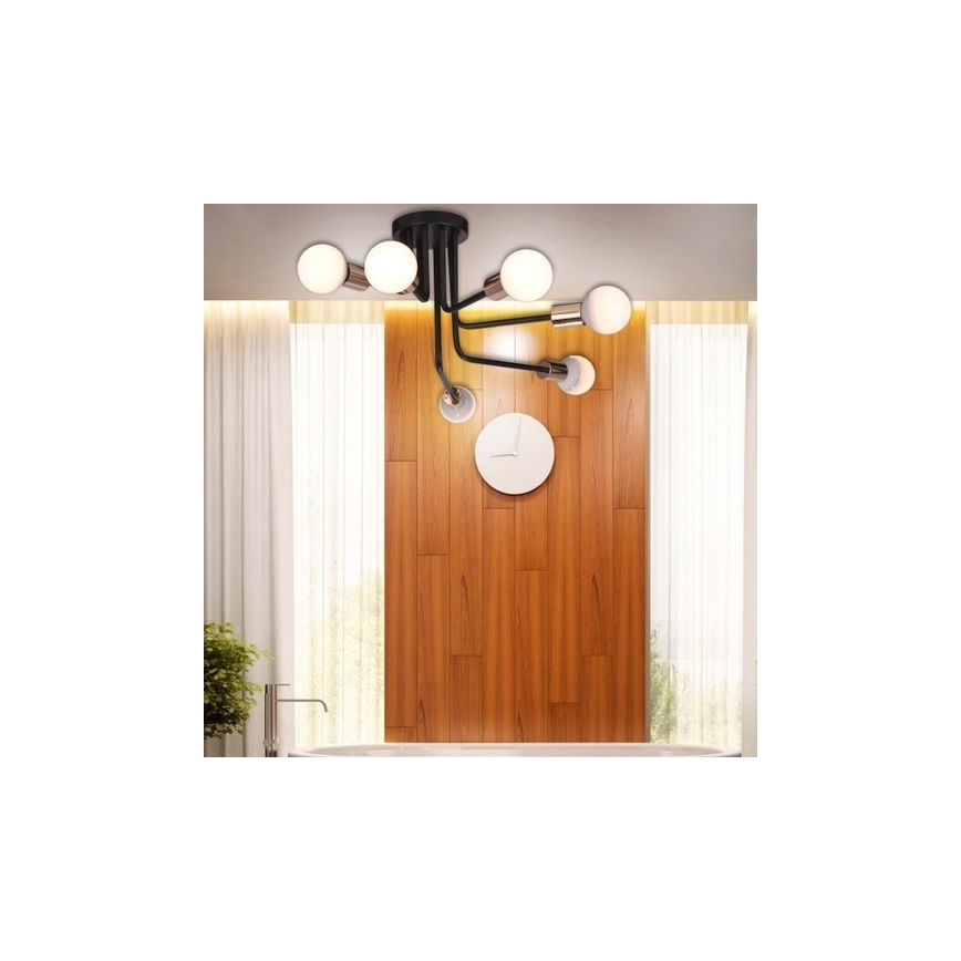 Candelabro integrado SPILL 6xE27/60W/230V
