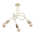 Candelabro integrado TANGO 3xE27/60W/230V dourado