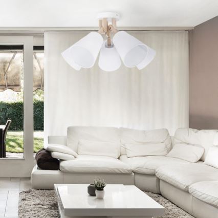 Candelabro integrado VAIO WHITE 3xE27/60W/230V