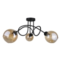 Candelabro integrado VENUS BLACK 3xE27/60W/230V