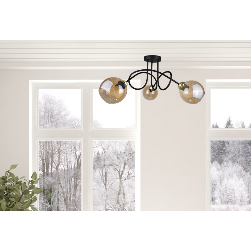 Candelabro integrado VENUS GOLD 3xE27/60W/230V