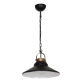 Candelabro IRON 1 1xE27/60W preto antigo/antic bronze