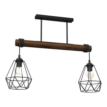 Candelabro montado à superfície ACERO 2xE27/60W/230V