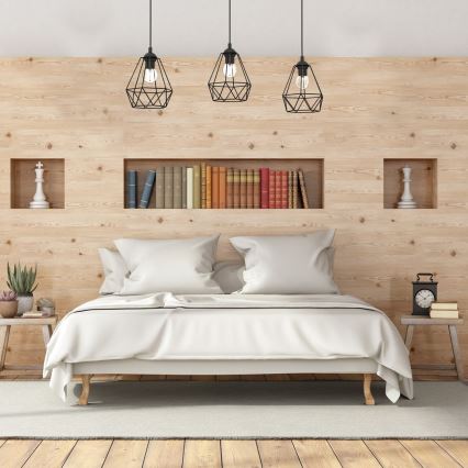 Candelabro montado à superfície ACERO 3xE27/60W/230V