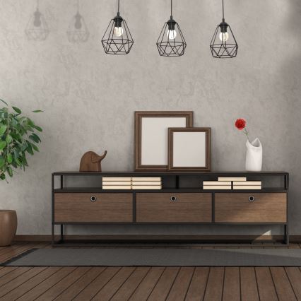 Candelabro montado à superfície ACERO 3xE27/60W/230V