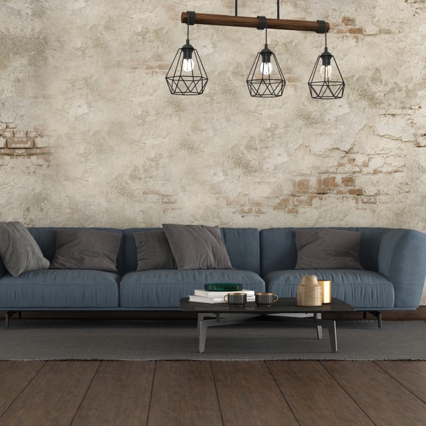 Candelabro montado à superfície ACERO 3xE27/60W/230V