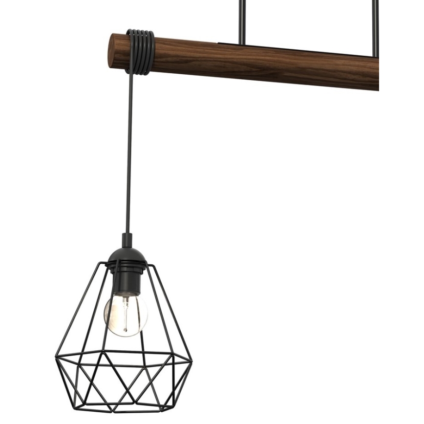 Candelabro montado à superfície ACERO 3xE27/60W/230V