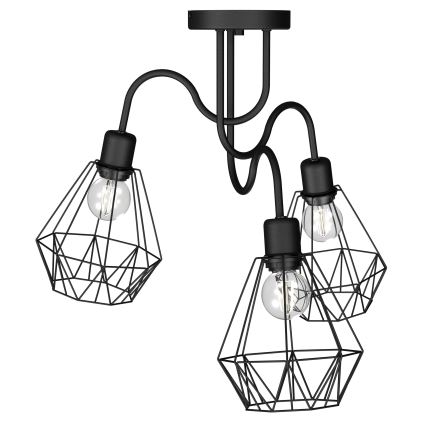 Candelabro montado à superfície BERGEN 3xE27/60W/230V