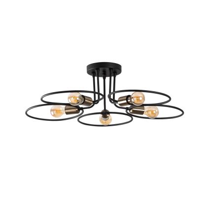 Candelabro montado à superfície CIRCLE 5xE27/40W/230V