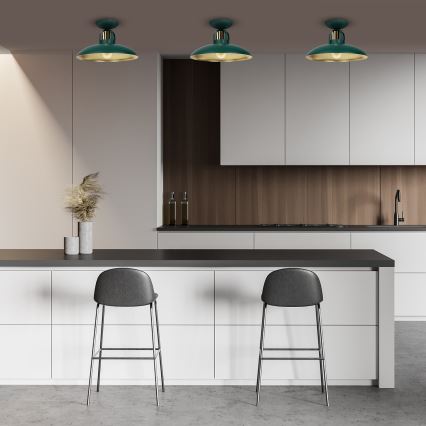 Candelabro montado à superfície FELIX 1xE27/60W/230V verde