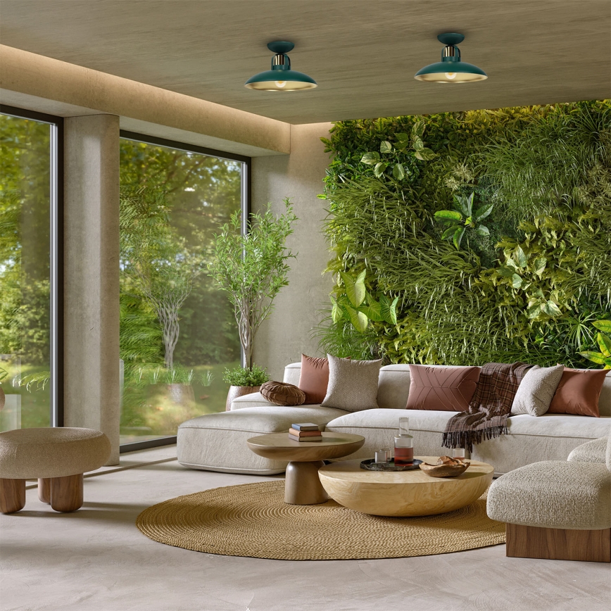 Candelabro montado à superfície FELIX 1xE27/60W/230V verde