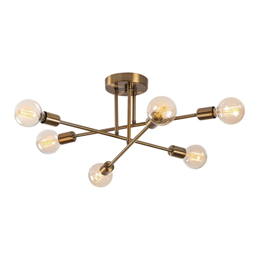 Candelabro montado à superfície FLOWER 6xE27/40W/230V