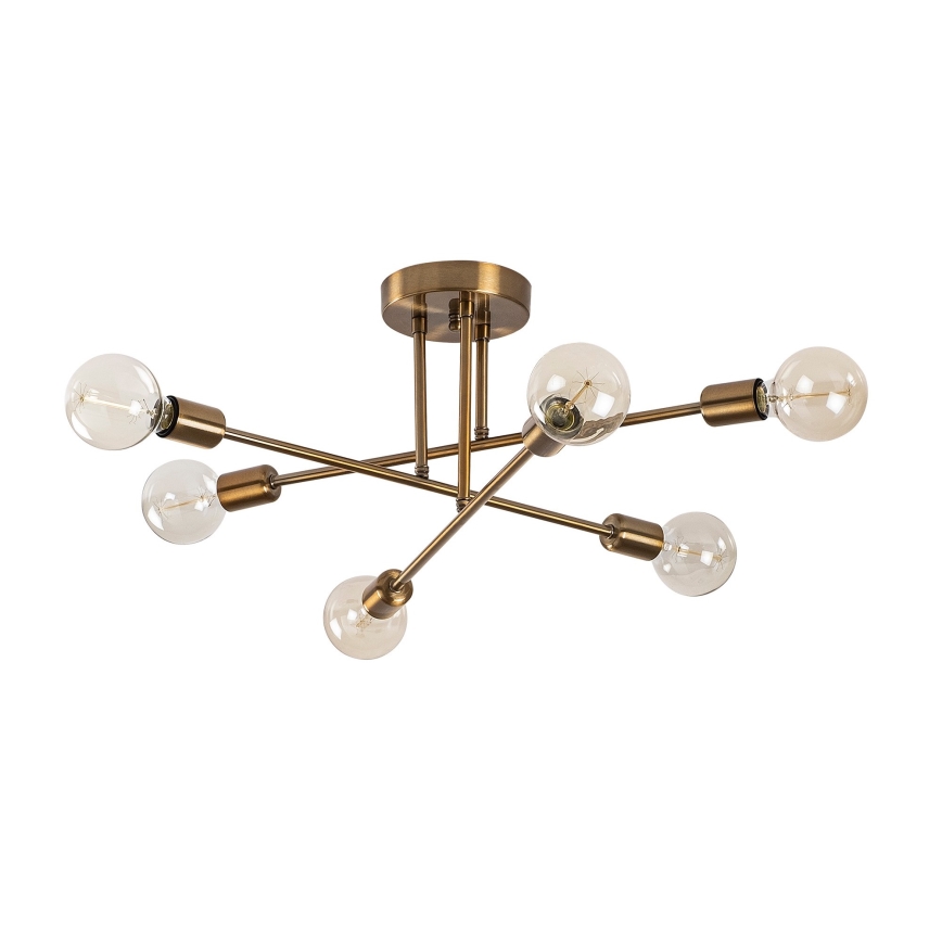 Candelabro montado à superfície FLOWER 6xE27/40W/230V