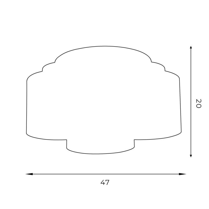 Candelabro montado à superfície HAVARD 3xE27/60W/230V preto/latão