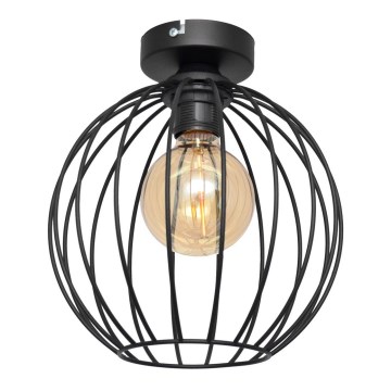 Candelabro montado à superfície MERCURE 1xE27/15W/230V d. 24 cm preto