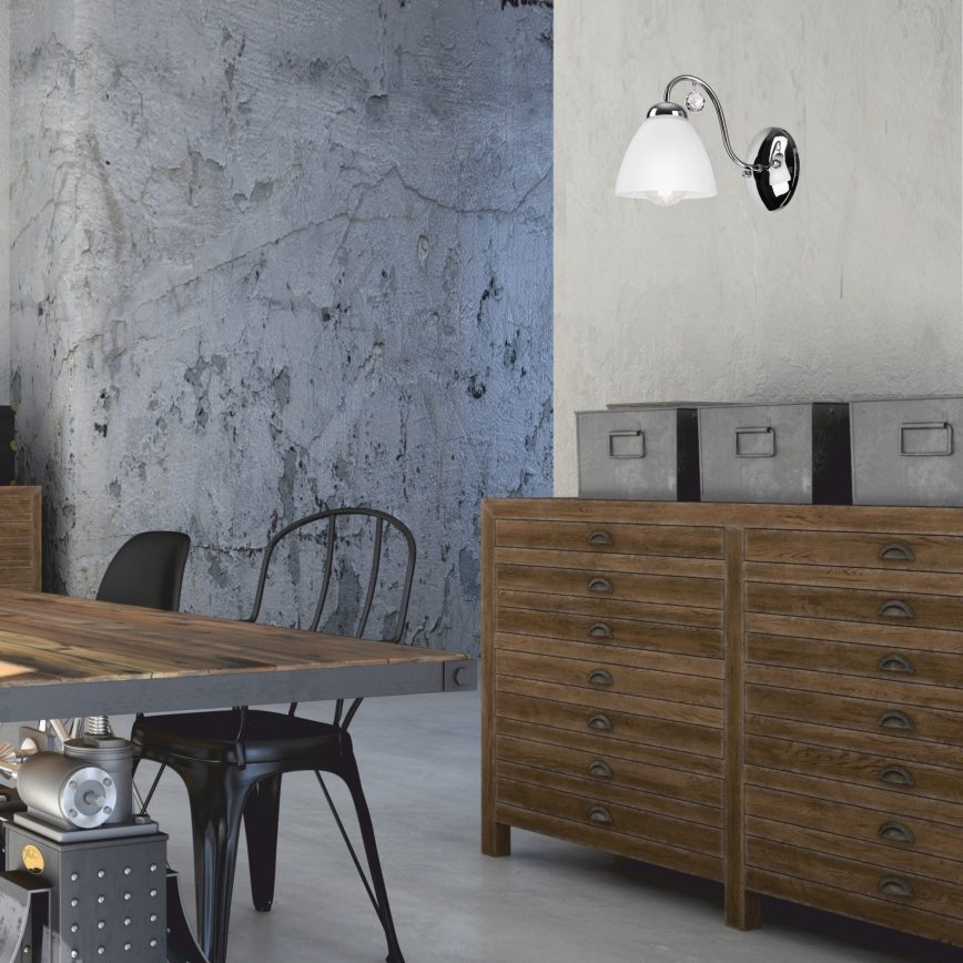 Candelabro montado à superfície MIRANDA 5xE27/60W/230V cromado brilhante