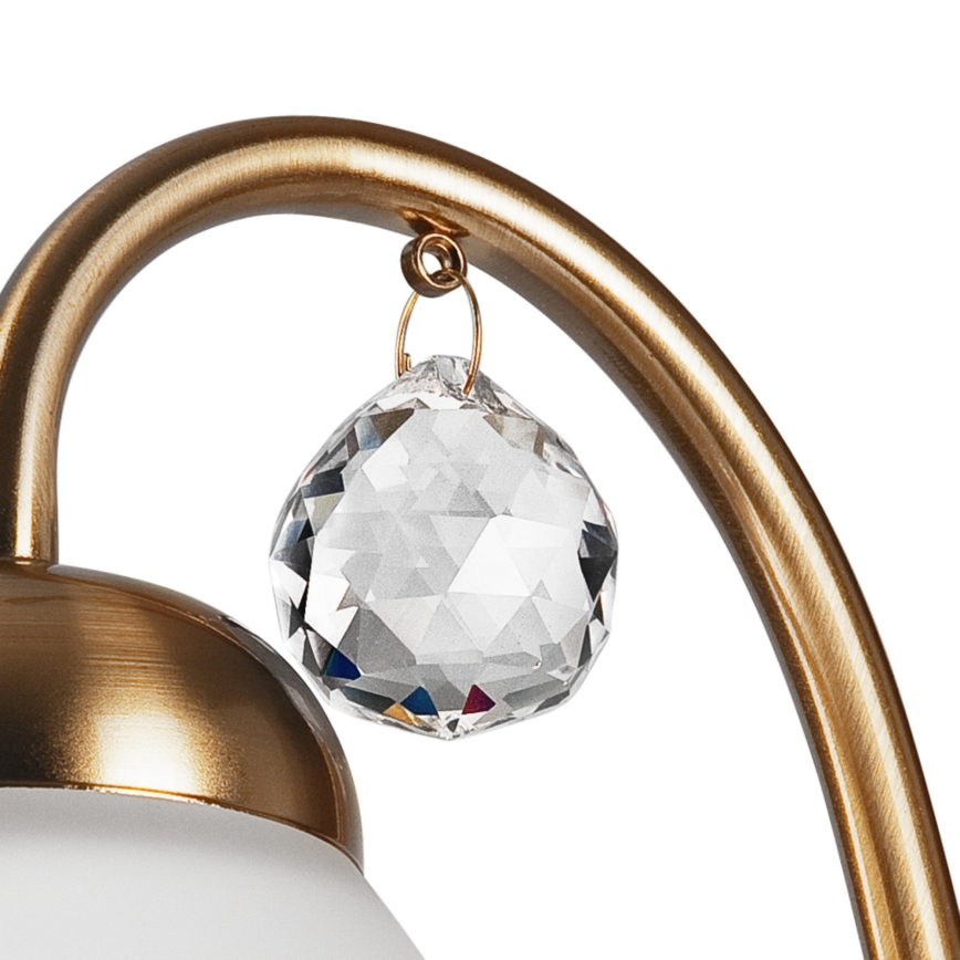 Candelabro montado à superfície MIRANDA 5xE27/60W/230V dourado