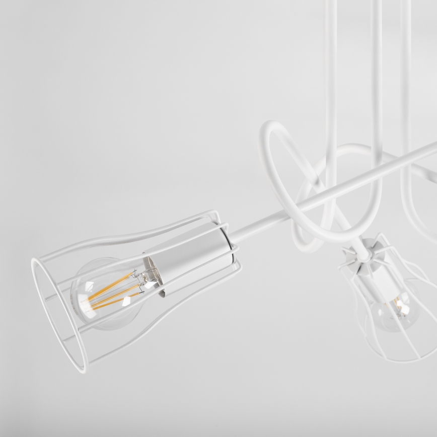 Candelabro montado à superfície OXFORD 3xE27/15W/230V branco