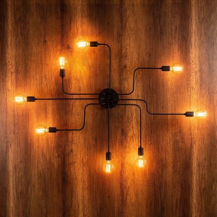 Candelabro montado à superfície TRUVA 8xE27/40W/230V