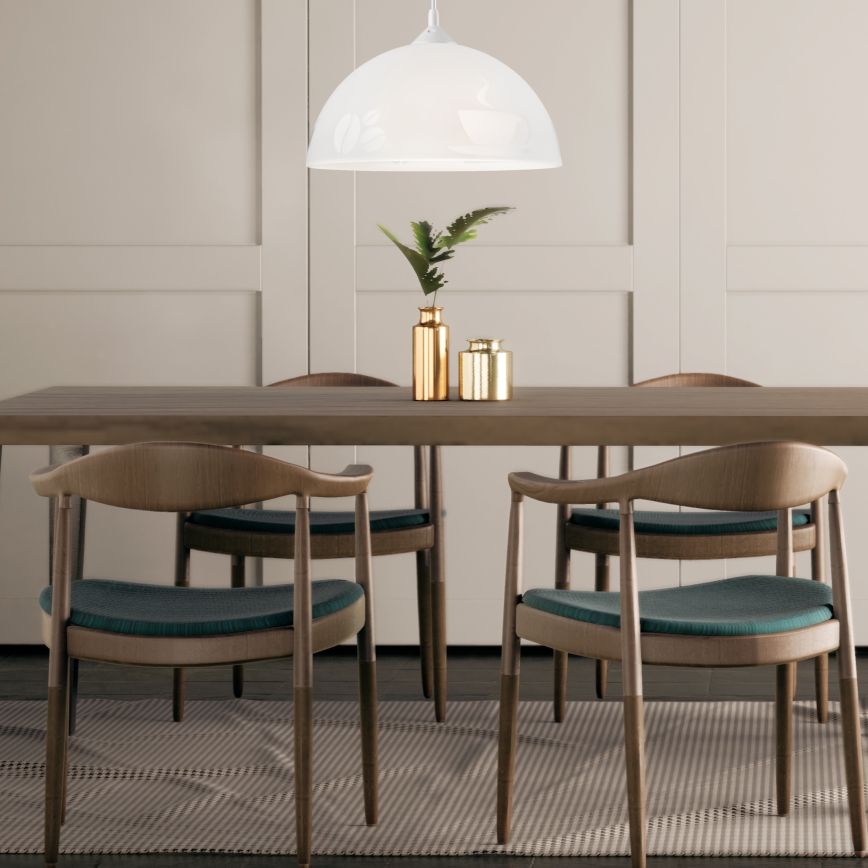 Candelabro num fio 1xE27/60W/230V café