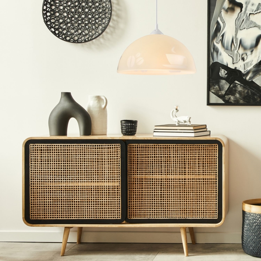 Candelabro num fio 1xE27/60W/230V café