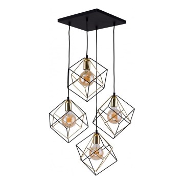 Candelabro num fio ALAMBRE 4xE27/60W/230V