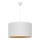 Candelabro num fio ALBA 1xE27/15W/230V d. 45 cm branco/dourado