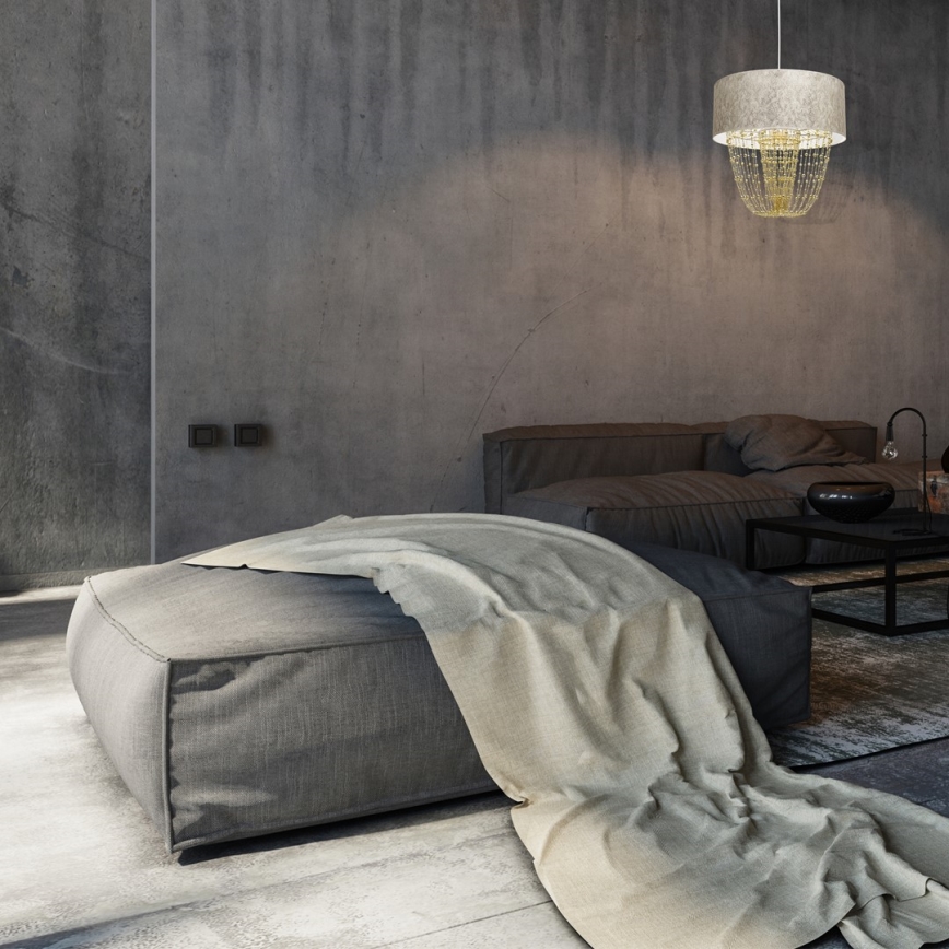 Candelabro num fio ALMERIA 1xE27/60W/230V