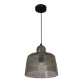 Candelabro num fio BELL 1xE27/60W/230V cinzento