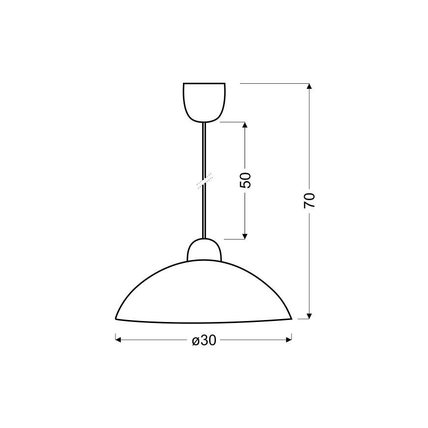 Candelabro num fio BILBAO 1xE27/60W/230V
