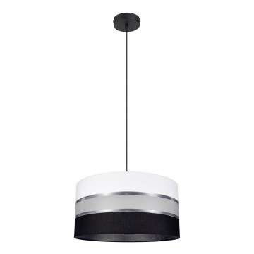 Candelabro num fio CORAL 1xE27/60W/230V preto e branco