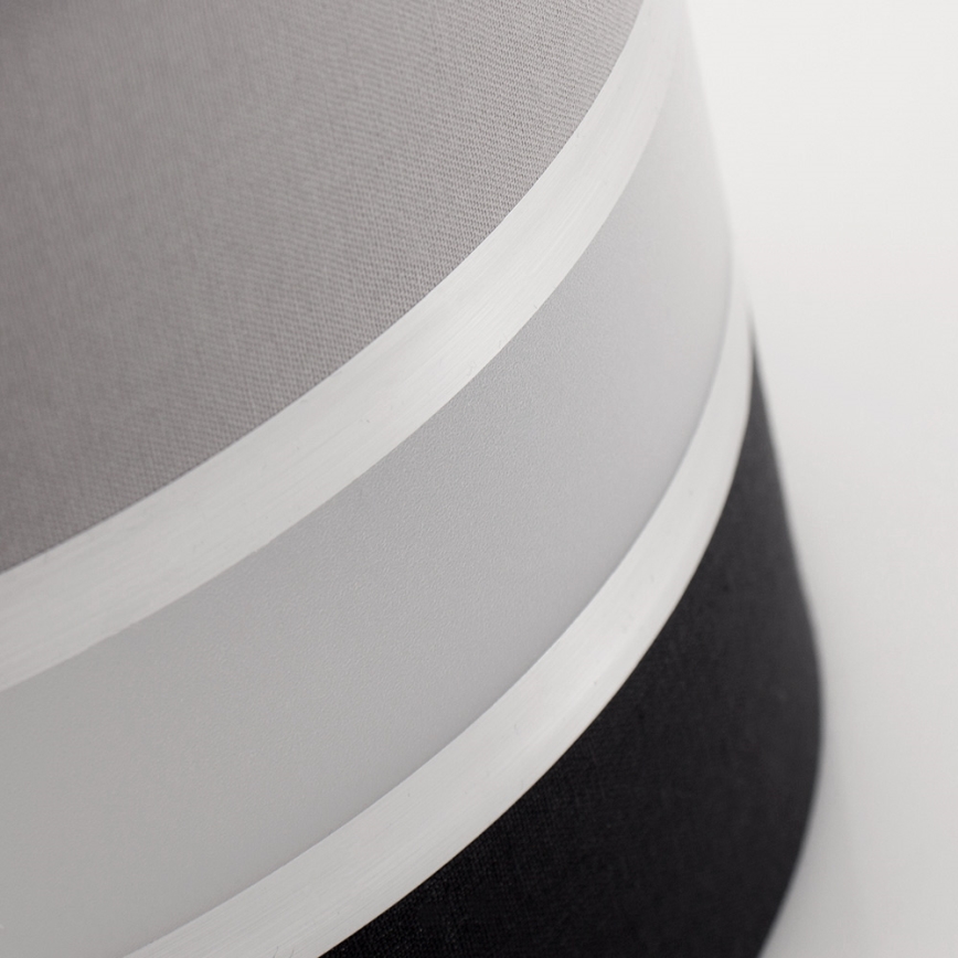 Candelabro num fio CORAL S 1xE27/60W/230V preto e cinzento