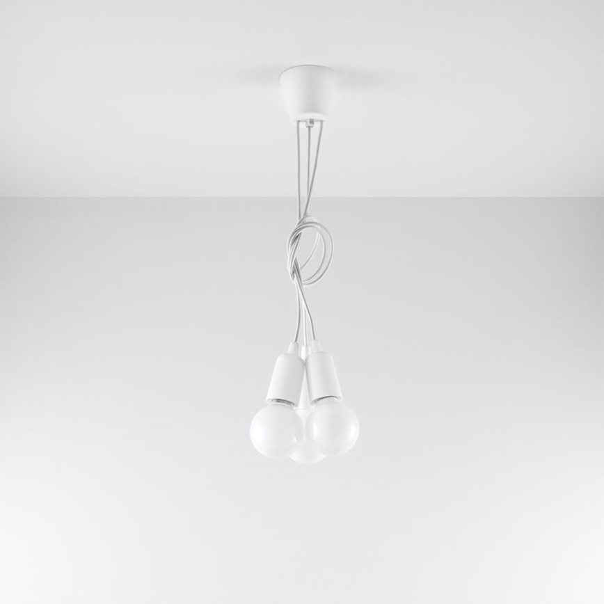 Candelabro num fio DIEGO 3xE27/60W/230V