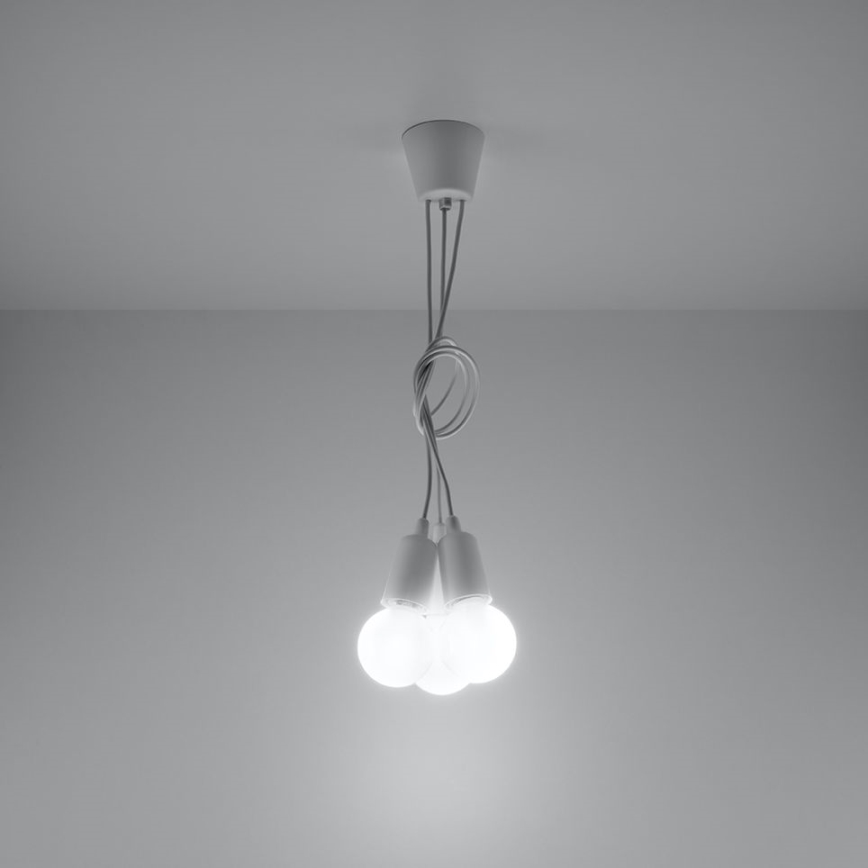 Candelabro num fio DIEGO 3xE27/60W/230V